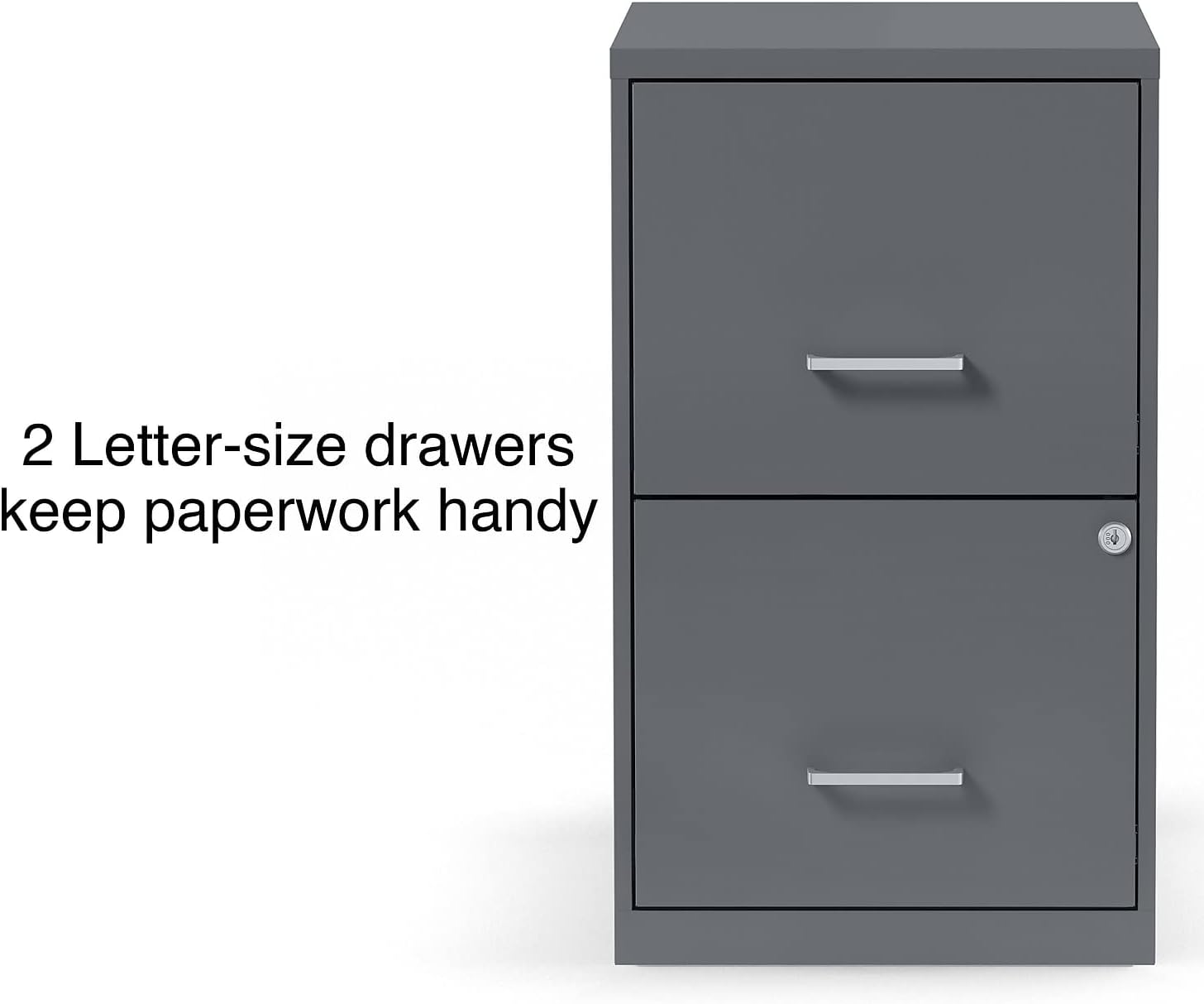 Staples Vertical File Cabinet for Letter/Legal Files, 2-Drawer