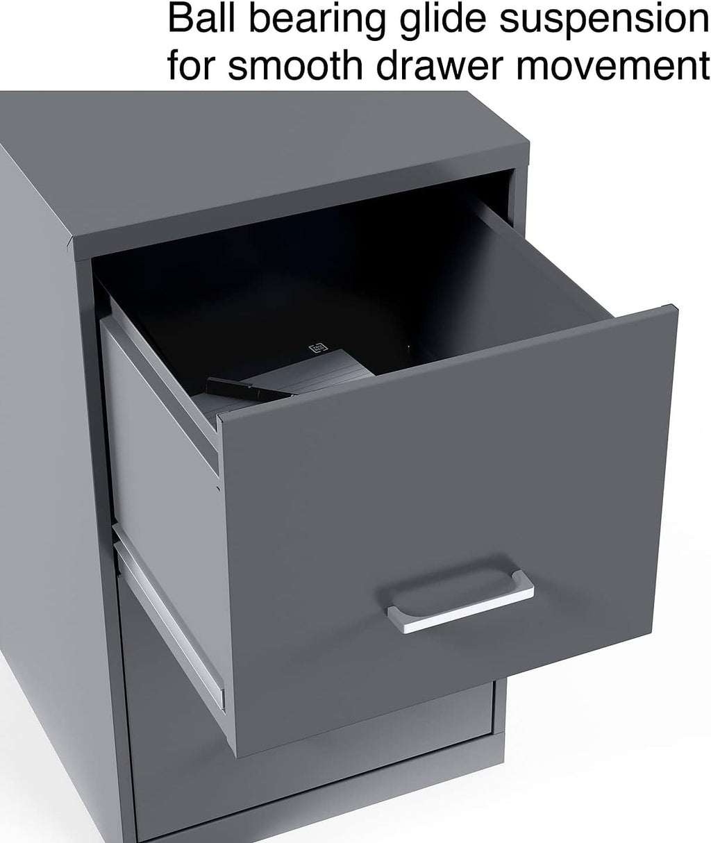 Staples Vertical File Cabinet for Letter/Legal Files, 2-Drawer